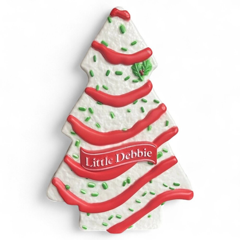 Little Debbie Christmas Tree Cake Blow Mold LED Lighted 22 Inches Tall NEW HTF